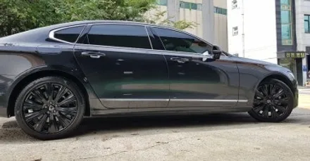 볼보 S90 B5 휠복원 블랙유광 휠도색 분체도색 리더스휠 / 시흥시 죽율동