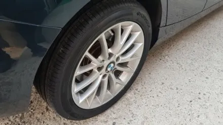 BMW 2세대 F20 118D 펄실버 휠복원 휠도색 분체도장 / 시흥시 죽율동