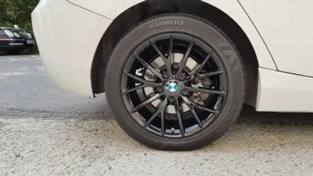 BMW 1시리즈 118D 휠복원 블랙휠 휠도색 분체도장 리더스휠 / 시흥시 죽율동