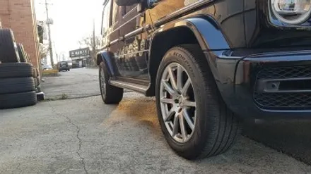리더스휠 벤츠 지바겐 G63AMG 휠복원 블랙하이퍼 휠도색 분체도색 / 시흥시 죽율동