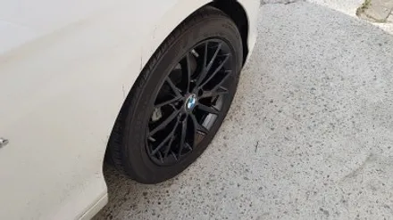 BMW 1시리즈 118D 휠복원 블랙휠 휠도색 분체도장 리더스휠 / 시흥시 죽율동