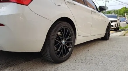 BMW 1시리즈 118D 휠복원 블랙휠 휠도색 분체도장 리더스휠 / 시흥시 죽율동