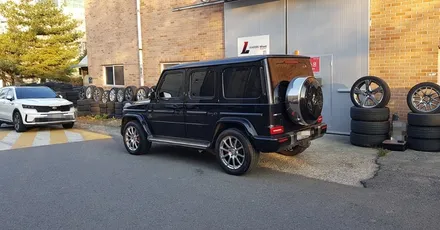 리더스휠 벤츠 지바겐 G63AMG 휠복원 블랙하이퍼 휠도색 분체도색 / 시흥시 죽율동