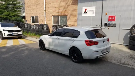 BMW 1시리즈 118D 휠복원 블랙휠 휠도색 분체도장 리더스휠 / 시흥시 죽율동