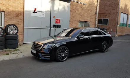 벤츠 S350 휠복원 고스트크롬 휠도색 분체도색 / 시흥시 죽율동