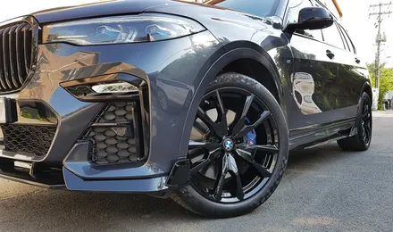 BMW G07 X7 블랙 하이그로시 휠도색 휠복원 분체도장 / 시흥시 죽율동