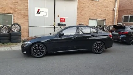 BMW M340i 휠복원 블랙 다이아몬드컷팅 분체도색 휠도색 리더스휠 / 시흥시 죽율동