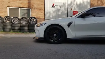 BMW G82 M4 컴페티션 826M 휠복원 블랙휠 휠도색 분체도장 / 시흥시 죽율동