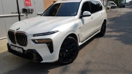 BMW X7 LCI 휠복원 검정 휠도색 분채도장 리더스휠 / 시흥시 죽율동