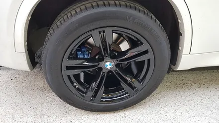 BMW X5 블랙휠 휠도색 휠복원 M팩 블루 캘리퍼도색 리더스휠 / 시흥시 죽율동