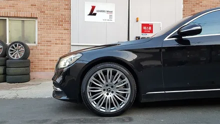 벤츠 S560 S클래스 휠 긁힘 찍힘 휠복원 휠도색 분체도장 리더스휠 / 시흥시 죽율동