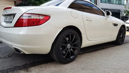 벤츠 SLK 200 유광블랙 휠도색 휠복원 분채도장 / 시흥시 죽율동