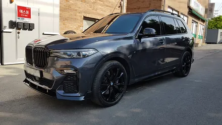 BMW G07 X7 블랙 하이그로시 휠도색 휠복원 분체도장 / 시흥시 죽율동