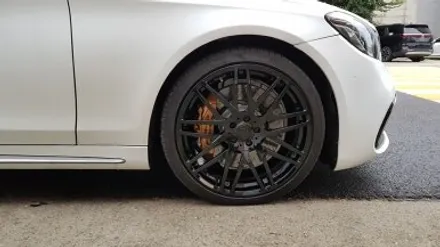 벤츠 S63 AMG BRABUS 모노블럭 F 휠복원 블랙유광 휠도색 분채도장 / 시흥시 죽율동