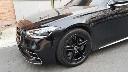 벤츠 S400 19인치 휠복원 블랙 휠도색 분체도색 부천휠도색 / 시흥시 죽율동