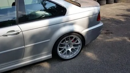 BMW E46 M3 163M 휠복원 하이퍼실버 휠도색 분채도장 리더스휠 / 시흥시 죽율동