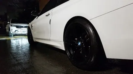 BMW F32 4시리즈 437M 휠복원 사틴블랙 휠도색 분체도장 작업 / 시흥시 죽율동
