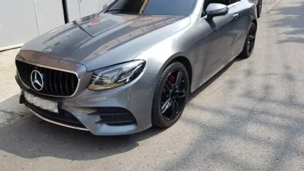 벤츠 E220D E클래스 쿠페 휠복원 블랙휠 휠도색 분체도색 / 시흥시 죽율동