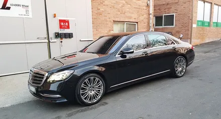 벤츠 S560 S클래스 휠 긁힘 찍힘 휠복원 휠도색 분체도장 리더스휠 / 시흥시 죽율동
