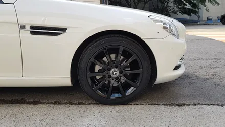 벤츠 SLK 200 유광블랙 휠도색 휠복원 분채도장 / 시흥시 죽율동