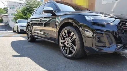 아우디 SQ5 휠복원 하이퍼블랙 휠도색 분체도색 / 시흥시 죽율동