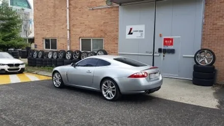재규어 X150 XKR 휠복원 하이퍼실버 휠도색 분채도색 리더스휠 / 시흥시 죽율동