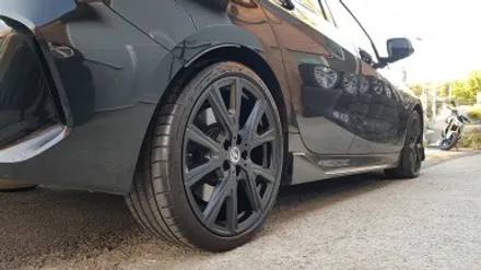BMW 1시리즈 F40 M135i 휠복원 반광 블랙 휠도색 분체도장 리더스휠 / 시흥시 죽율동