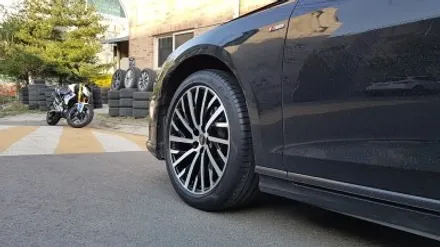 분채도색 아우디 5세대 A8(D5) 블랙폴리쉬 휠도색 리더스휠 / 시흥시 죽율동