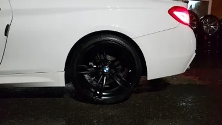 BMW F32 4시리즈 437M 휠복원 사틴블랙 휠도색 분체도장 작업 / 시흥시 죽율동