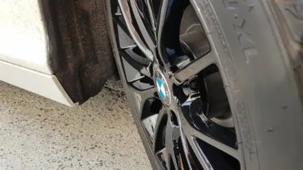 BMW 1시리즈 118D 휠복원 블랙휠 휠도색 분체도장 리더스휠 / 시흥시 죽율동