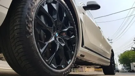 BMW X7 LCI 휠복원 검정 휠도색 분채도장 리더스휠 / 시흥시 죽율동