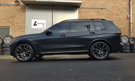 리더스휠 BMW X7 휠복원 고스트크롬 휠도색 분체도색 / 시흥시 죽율동