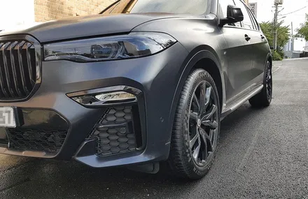 리더스휠 BMW X7 휠복원 고스트크롬 휠도색 분체도색 / 시흥시 죽율동