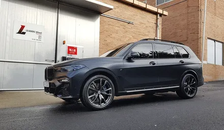 리더스휠 BMW X7 휠복원 고스트크롬 휠도색 분체도색 / 시흥시 죽율동