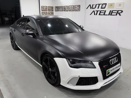 아우디 RS7 무광검정 전체랩핑,, 은 아니고 부분랩핑 보수 시공 - by 의정부 오토아틀리에, 의정부랩핑,  rs7랩핑, 의정부카스킨, 슈퍼카랩핑.