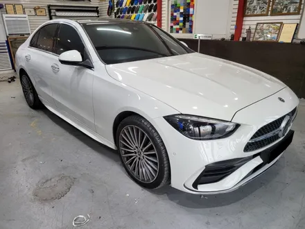 w206 c클래스 루프 블랙 ppf 시공