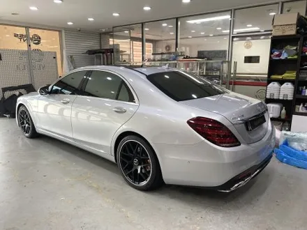 의정부 고광택 랩핑 벤츠 W222 S클래스 화이트펄