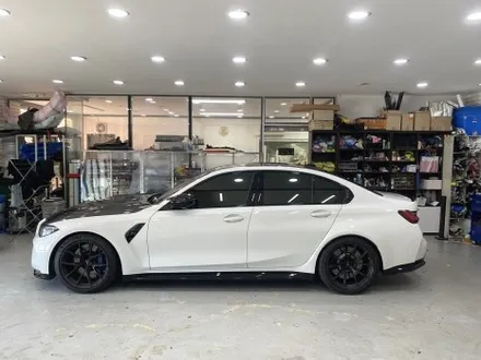 양주 랩핑 BMW M3 (g80) 전체 사틴블랙랩핑
