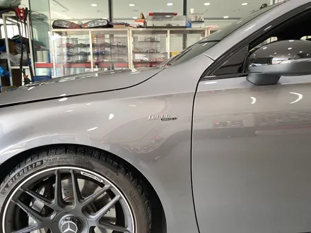 의정부 벤츠 A45 AMG 전체 고광택 화이트펄 랩핑