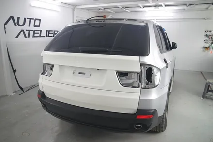 BMW E70 X5 전체 랩핑 에이버리 슈프림 아이보리 화이트 - by 의정부 오토아틀리에, 카스킨