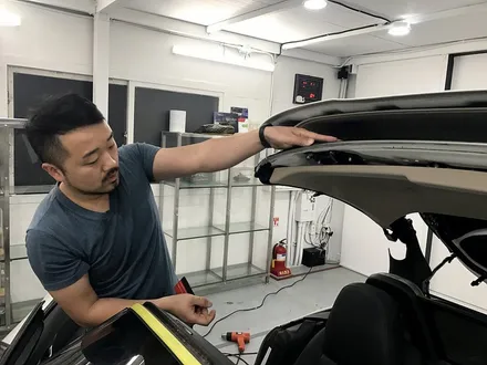 BMW Z4 루프스킨, 사이드미러, 스포일러 랩핑, - by 의정부 오토아틀리에, 의정부 랩핑, 의정부 카스킨, 의정부 루프스킨