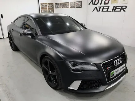 아우디 RS7 무광검정 전체랩핑,, 은 아니고 부분랩핑 보수 시공 - by 의정부 오토아틀리에, 의정부랩핑,  rs7랩핑, 의정부카스킨, 슈퍼카랩핑.