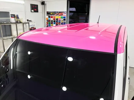 기아 레이 루프스킨 핑크 시공 - by 의정부 오토아틀리에, 레이, 레이루프스킨, 레이랩핑, 의정부랩핑, 의정부 카스킨,