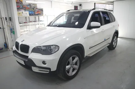 BMW E70 X5 전체 랩핑 에이버리 슈프림 아이보리 화이트 - by 의정부 오토아틀리에, 카스킨