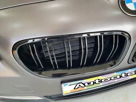 BMW 520D 사틴다크그레이 전체랩핑 의정부 노원 랩핑 오토아틀리에.