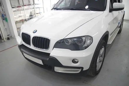 BMW E70 X5 전체 랩핑 에이버리 슈프림 아이보리 화이트 - by 의정부 오토아틀리에, 카스킨