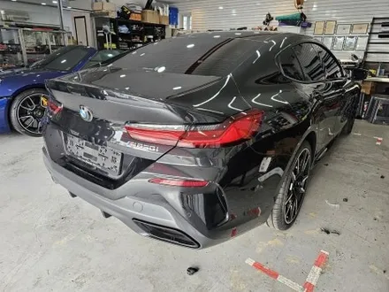의정부 양주 BMW 크롬죽이기 랩핑 M850i 그란쿠페 시공.