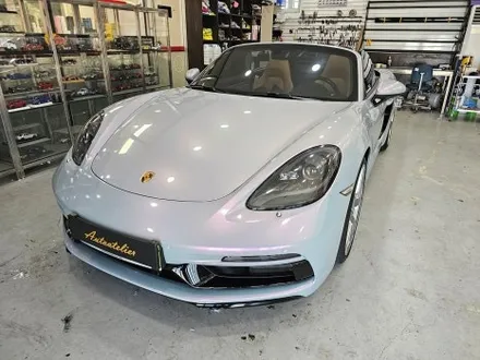 포르쉐 718 박스터 GTS 전체 에이버리 고광택 랩핑 양주 랩핑샵