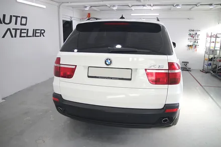 BMW E70 X5 전체 랩핑 에이버리 슈프림 아이보리 화이트 - by 의정부 오토아틀리에, 카스킨