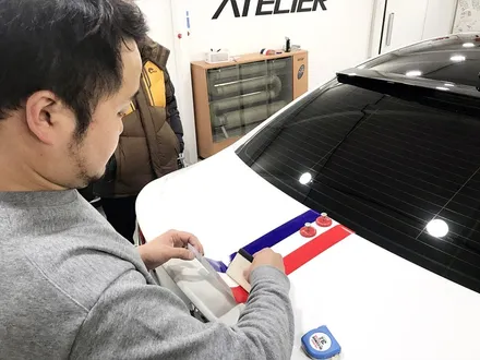 SM5 플래티넘 루프스킨 제거 후 재시공, 차량용 필름을 사용해야 하는 이유, 의정부 루프스킨 오토아틀리에.